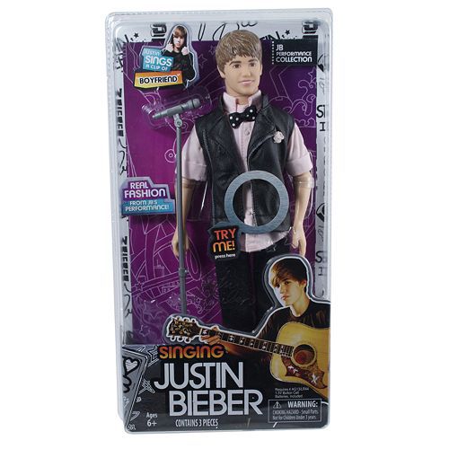 singing justin bieber doll