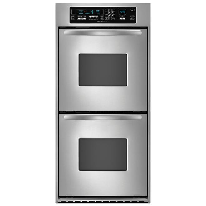 KitchenAid KEBC247VSS Architect® 24" Double Wall Oven w/ True
