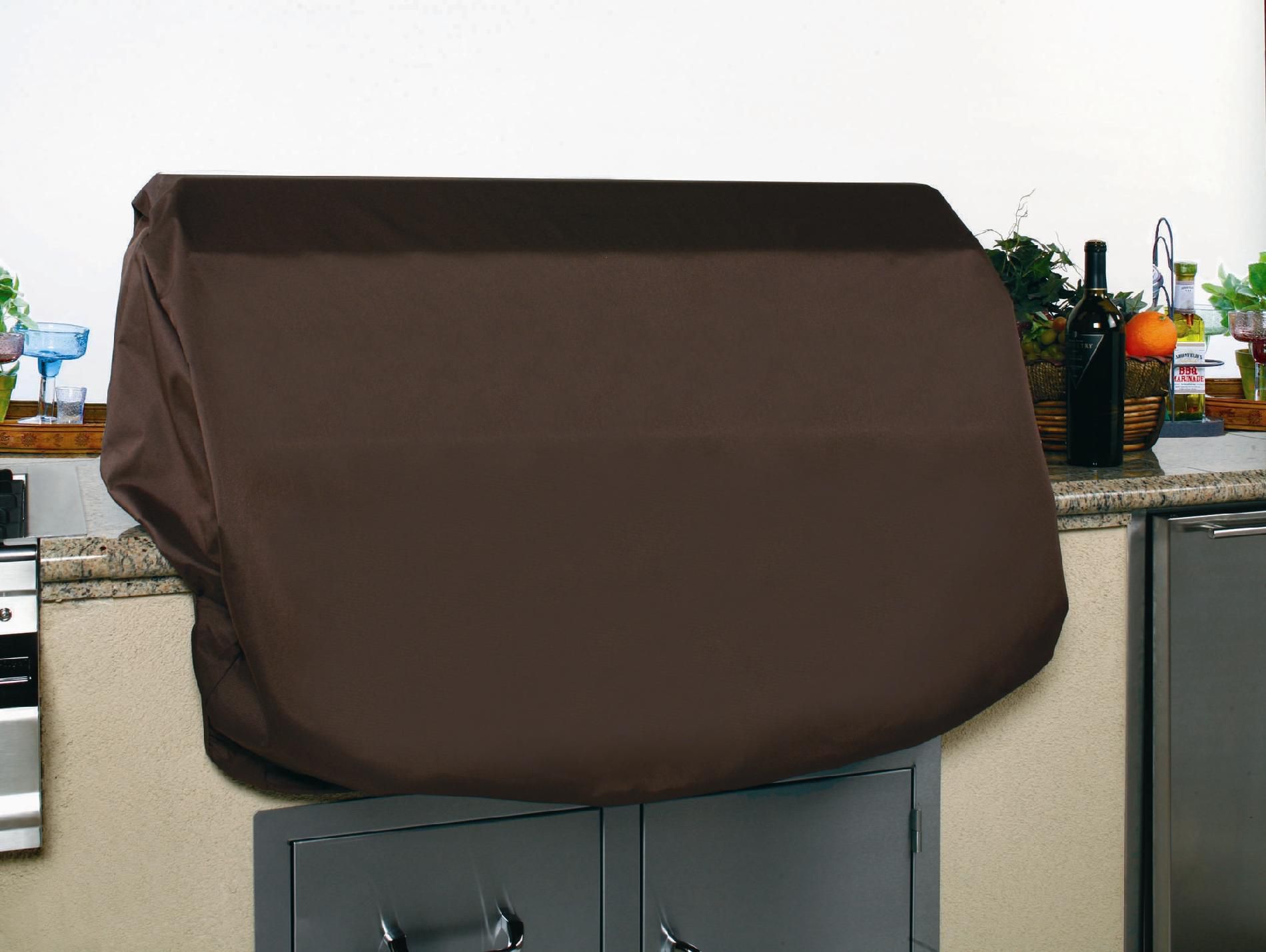 44" Grill Top Cover - Chocolate Brown