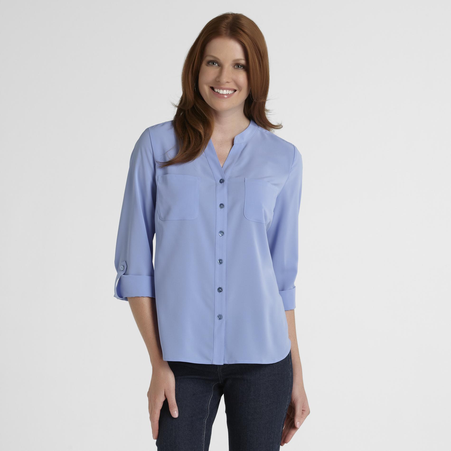 Covington Women's Mandarin Collar Blouse at Sears.com