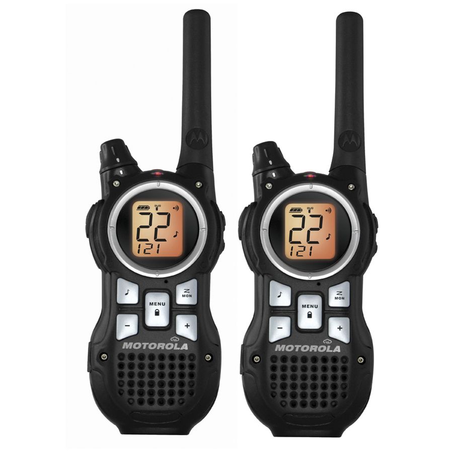 Motorola Talk-about 350R Hand Held Radio with NOAA Weather Alert Black
