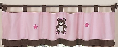 Sweet Jojo Designs Teddy Bear Pink Collection Window Valance at Kmart.com