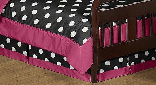 Sweet Jojo Designs Hot Dot Collection Toddler Bed Skirt at Sears.com