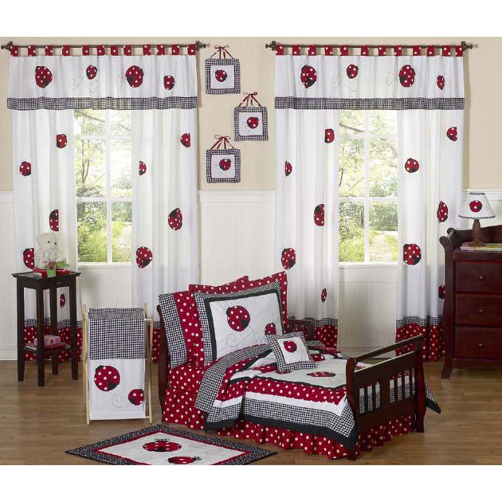 Little Ladybug Collection Fitted Crib Sheet - Polka Dot Print