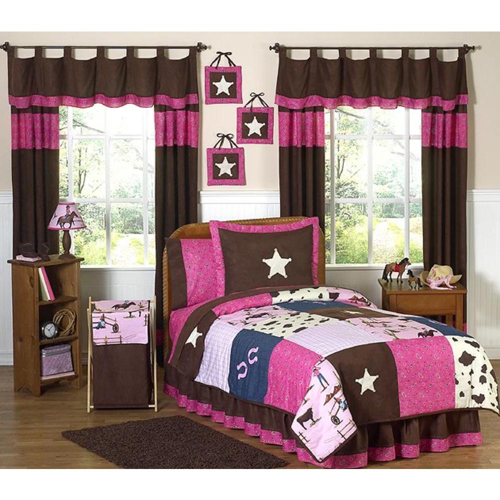 Sweet Jojo Designs Cowgirl Collection Queen Bed Skirt