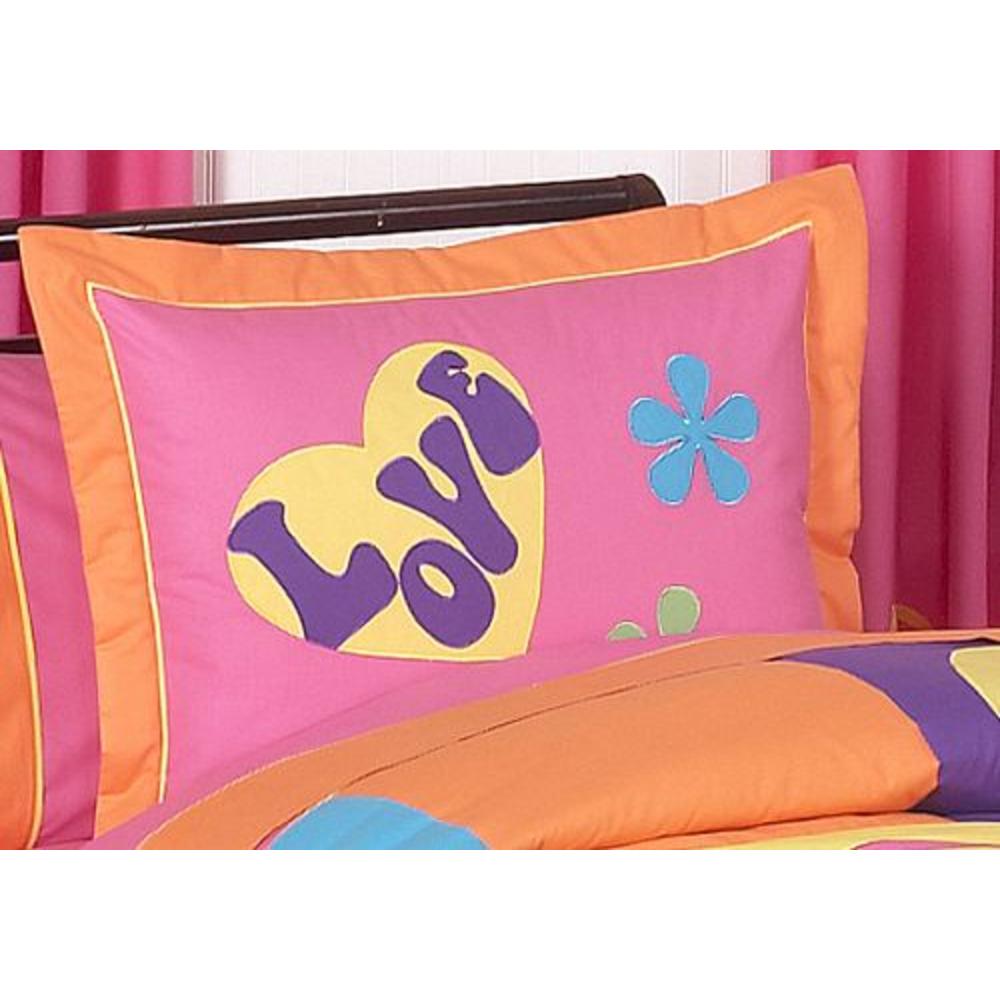 Sweet Jojo Designs Groovy Collection Standard Pillow Sham