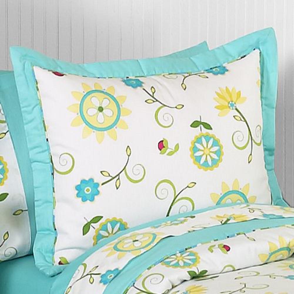 Sweet Jojo Designs Layla Collection Standard Pillow Sham