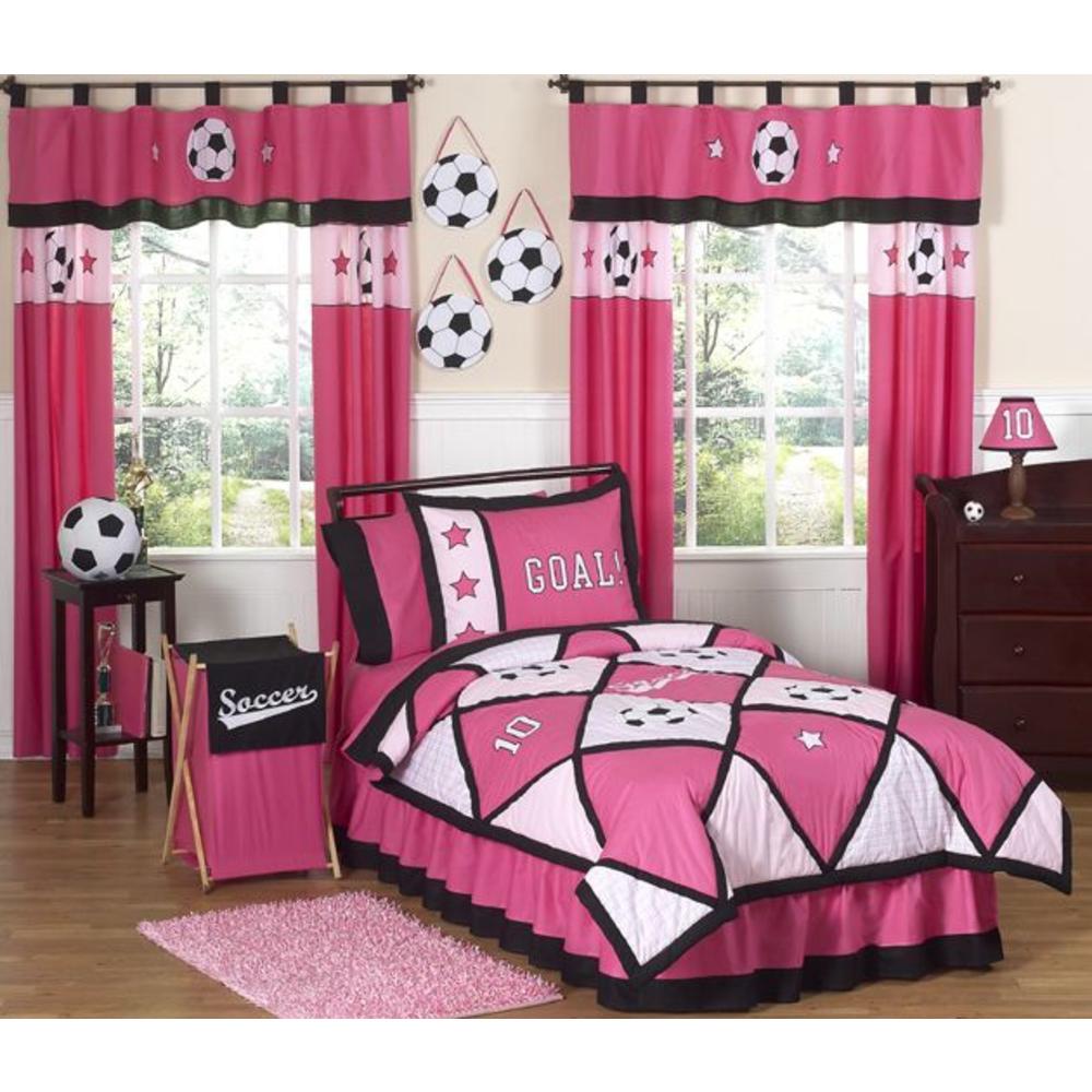 Sweet Jojo Designs Soccer Pink Collection Sheet Set