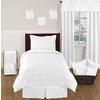 Diamond White Collection 4pc Twin Bedding Set