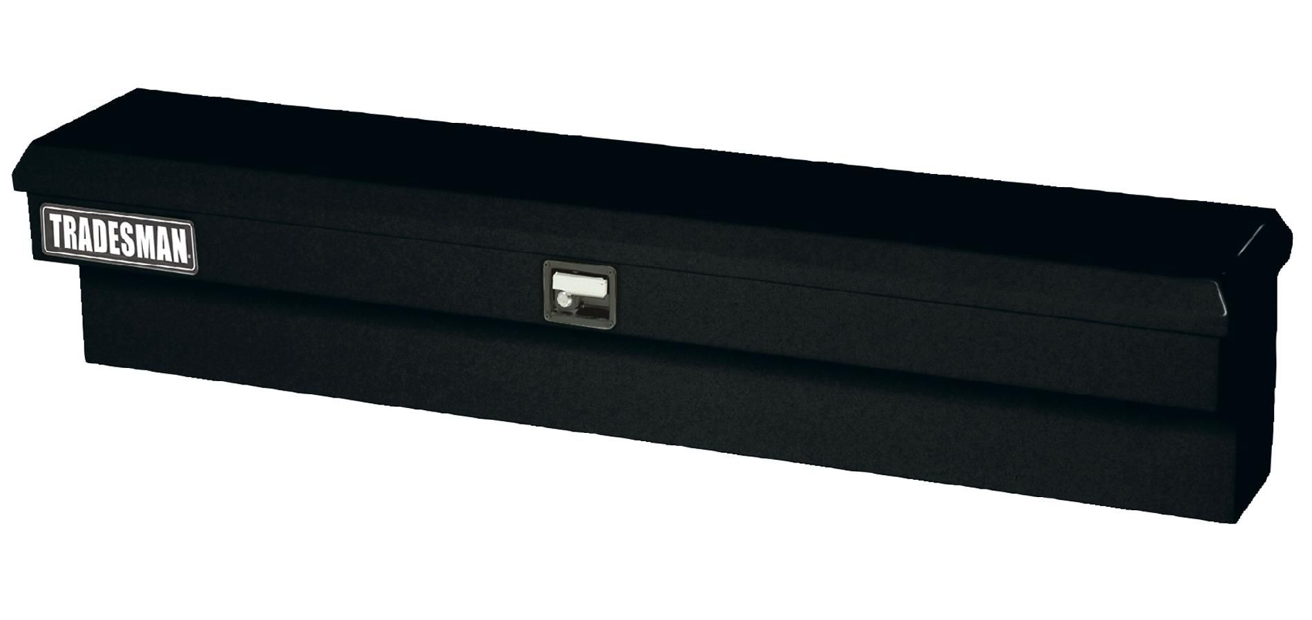 Tradesman TST700BK 70-Inch 22-Gauge Steel Single Lid Side Bin Truck Tool Box  Black