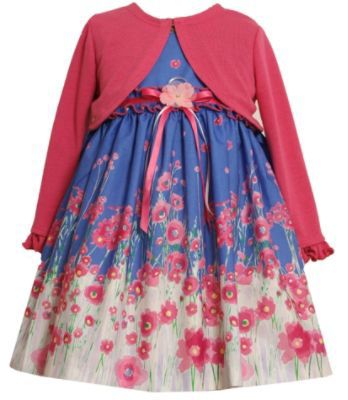 Ashley Ann Infant & Toddler Girl’s Shrug/Dress Set 2-Piece Floral at Sears.com