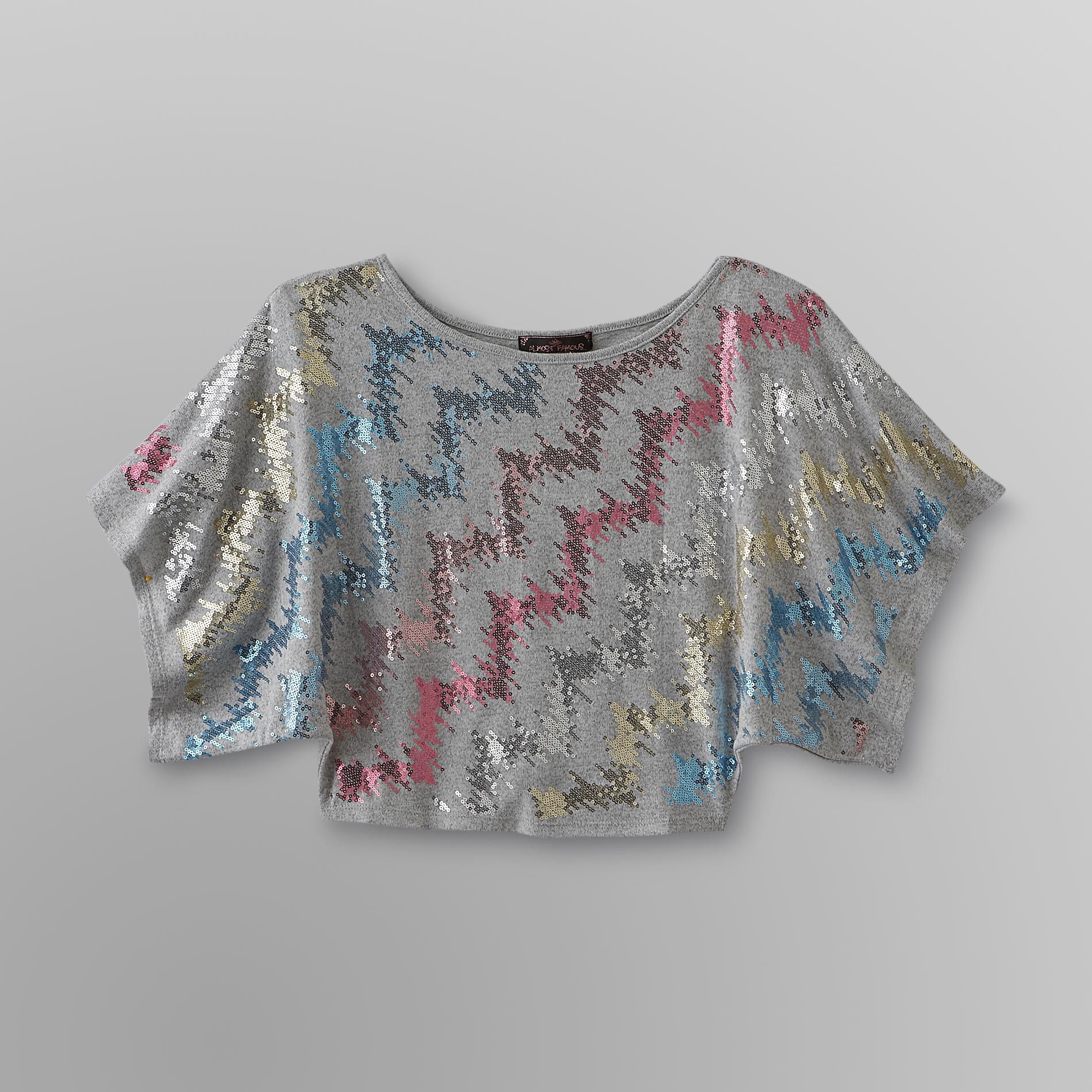 Bongo Junior's Sequin Knit Dolman Top at Sears.com