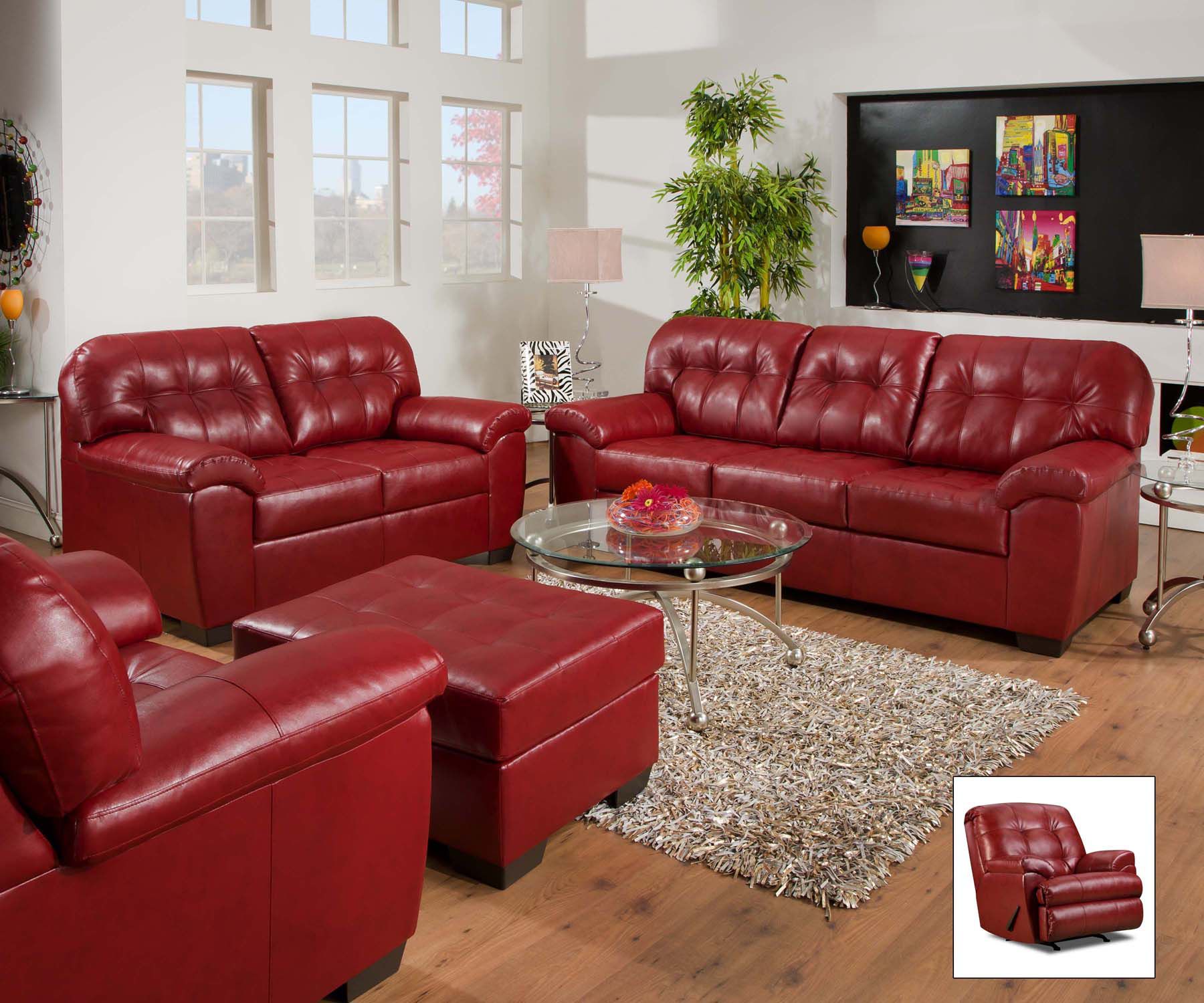 Simmons Metro Cardinal Living Room Collection at Sears.com