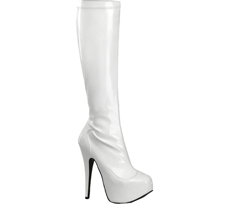 Bordello Women's Teeze 2000 - White Stretch Patent at Sears.com