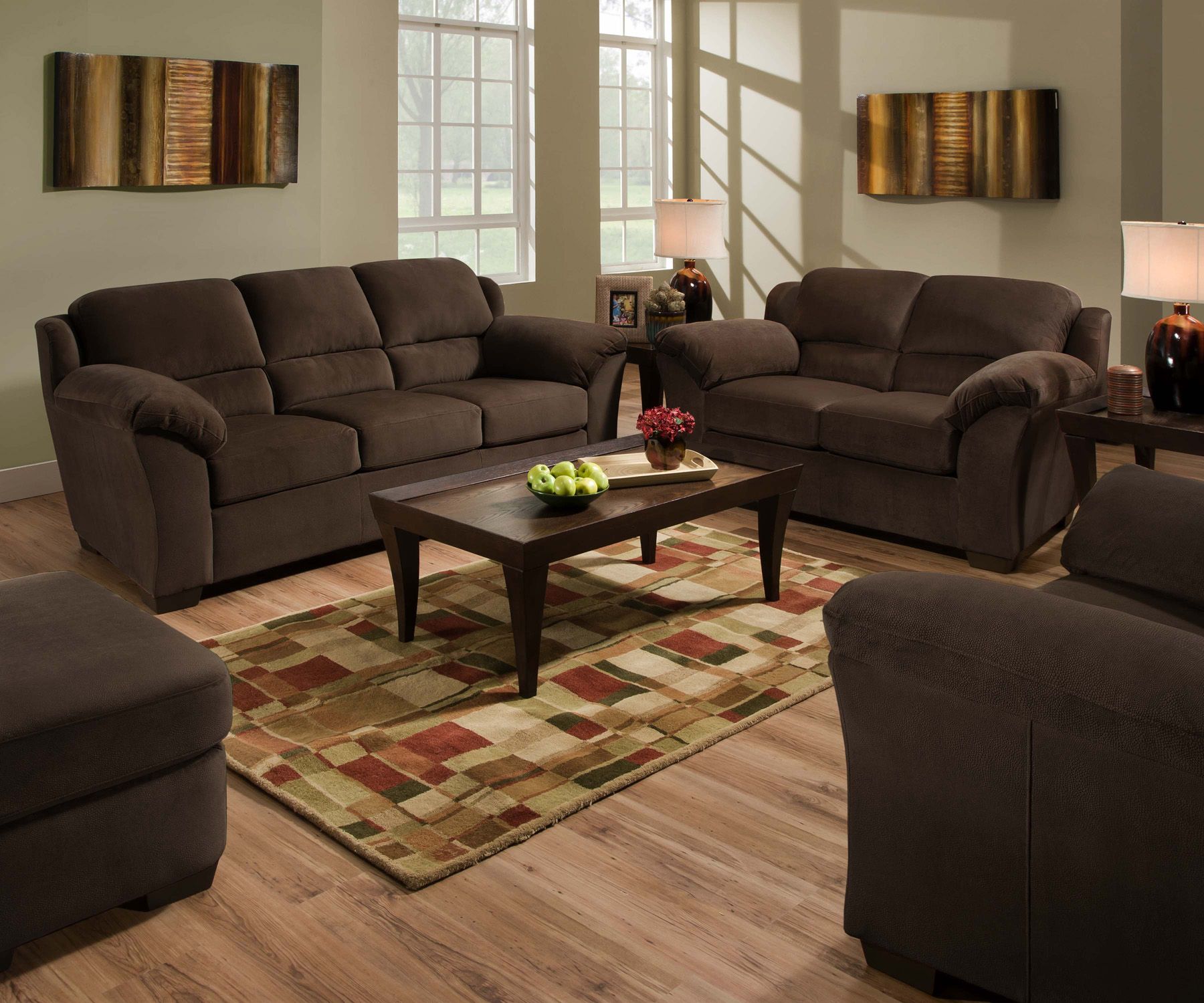 Simmons Dexter Chocolate Living Room Collection at Sears.com