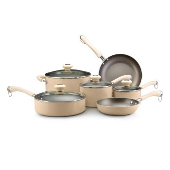 Paula Deen Traditional Porcelain 10-Piece Set- Oatmeal