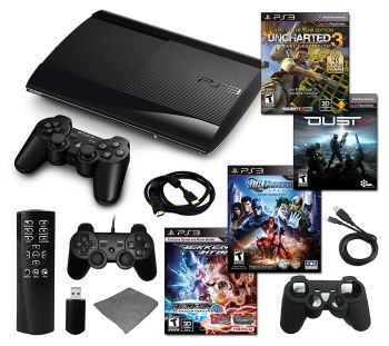 Sony Playstation 3 Slim 250GB Bundle with 4 Games and Accessories at Kmart.com