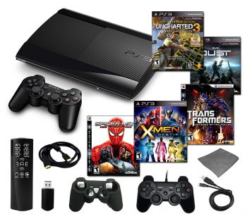 Sony Playstation 3 Slim 250GB Mega Bundle with 4 Games and Accessories at Kmart.com