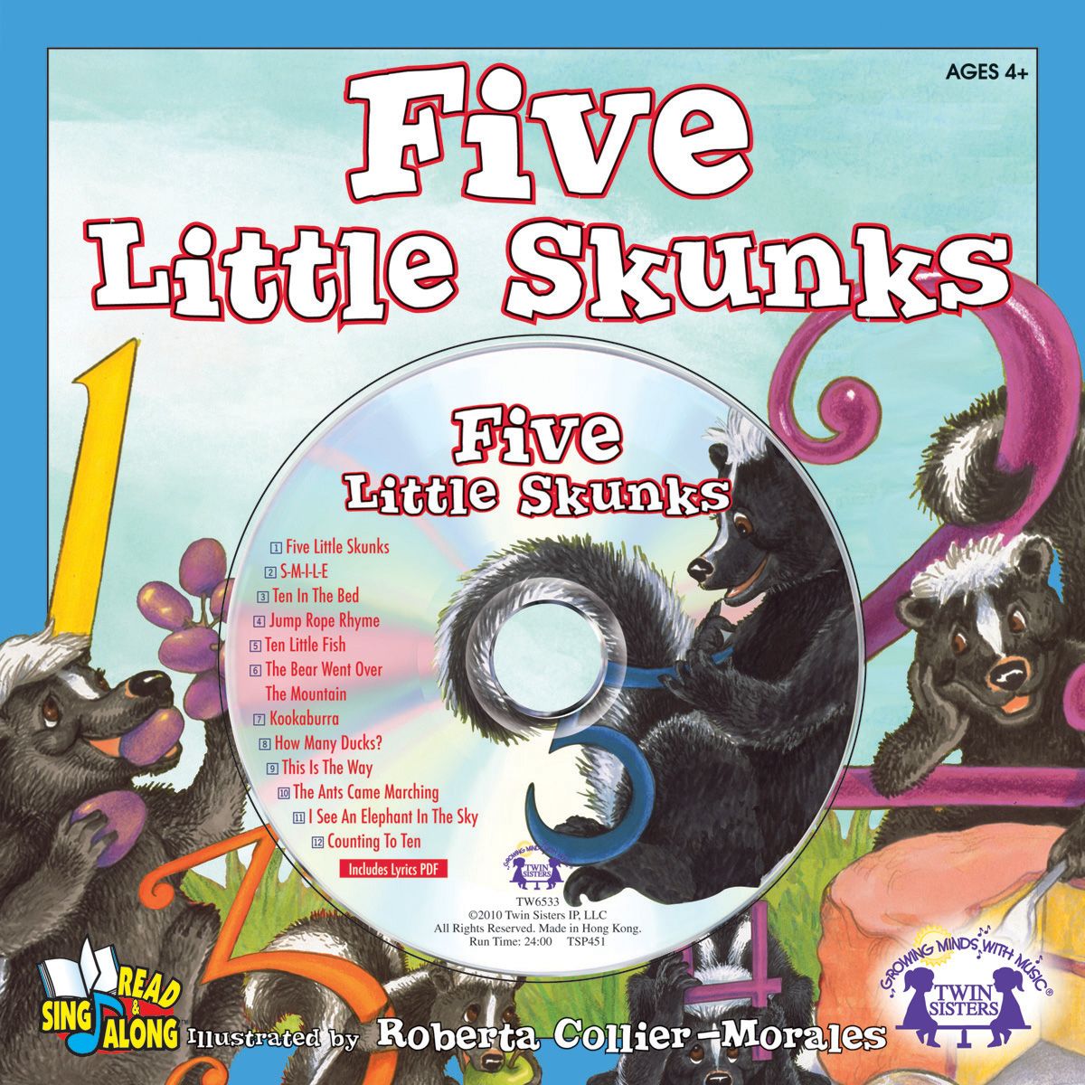 Twin Sisters Productions Five Little Skunks Read & Sing Along at Kmart.com