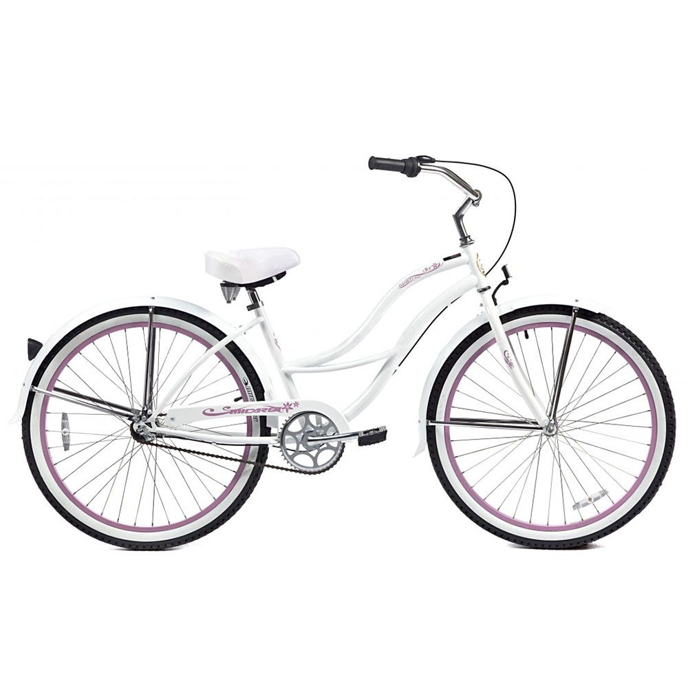 Micargi White Tahiti NX3 Beach Cruiser Female