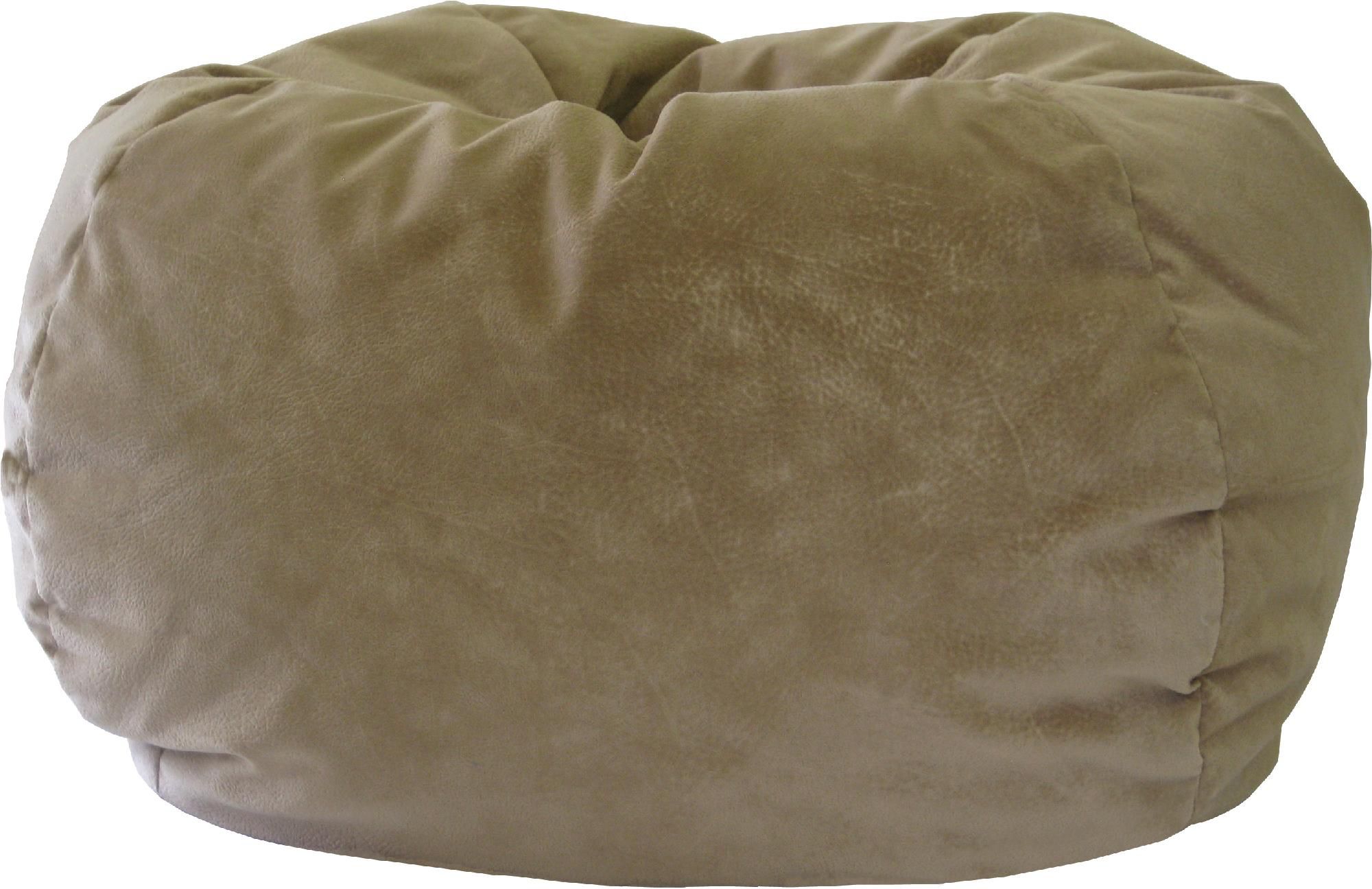 Hudson Industries Buff Microfiber Suede Medium/ Tween Bean Bag