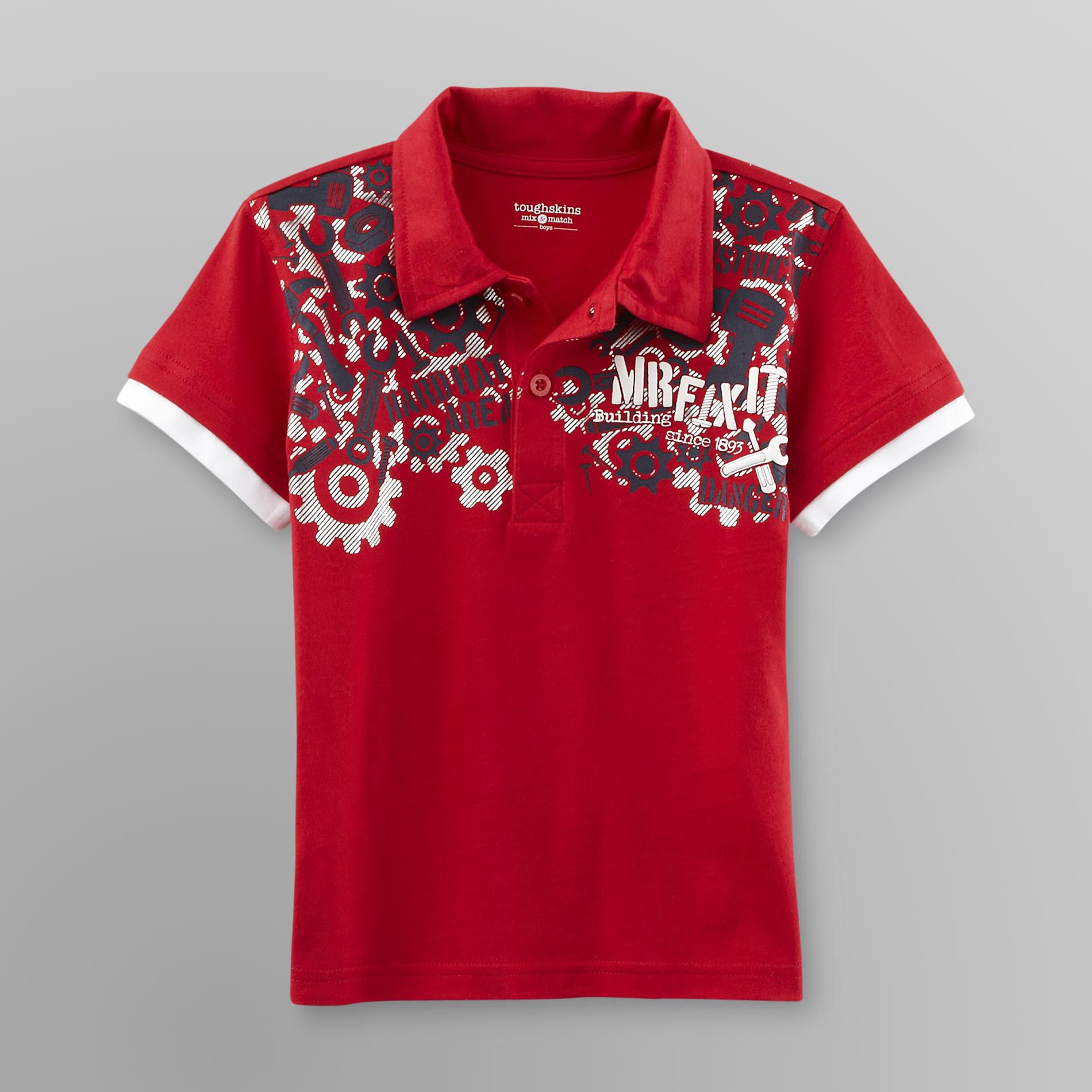 Toughskins Infant & Toddler Boy's Embellished Polo Shirt - Mr. Fixit at Sears.com