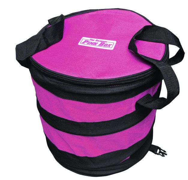 The Original Pink Box Pink Foldable Bottle Bag