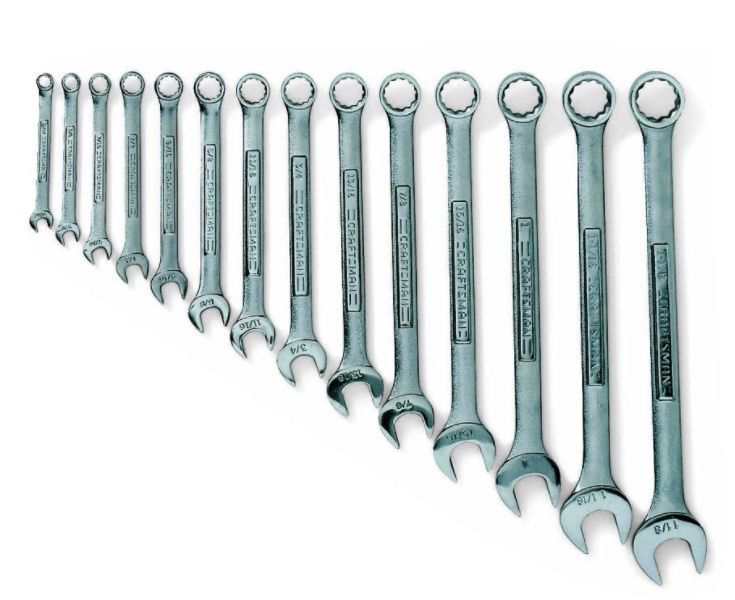 Craftsman 14 pc. Standard 12 pt. Combination Wrench Set at Craftsman.com