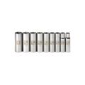 9 pc. Standard 6 pt. Deep 1/2 in. dr. Easy-to-Read Socket Accessory Set