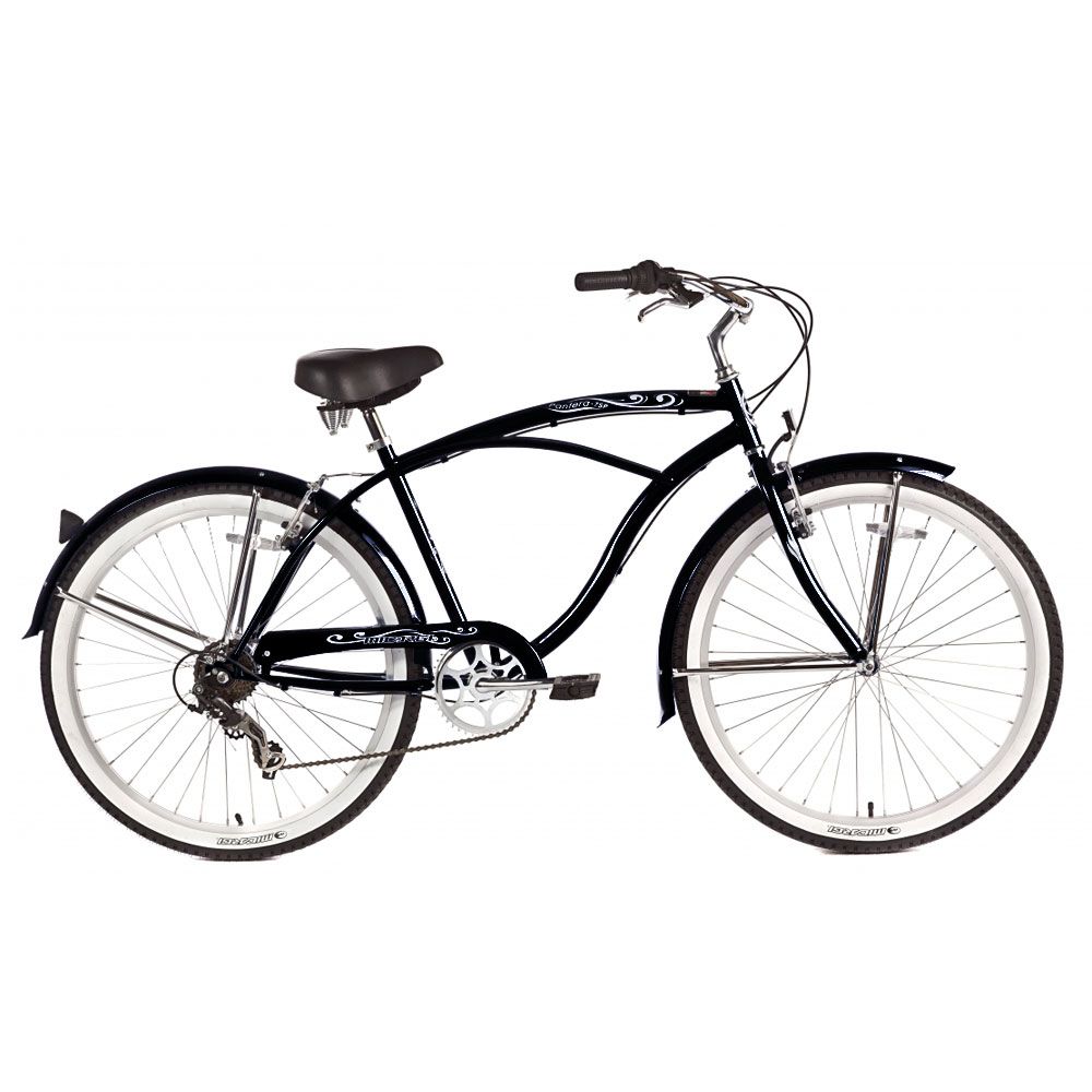 Micargi Black Pantera 7 Speed Beach Cruiser Male