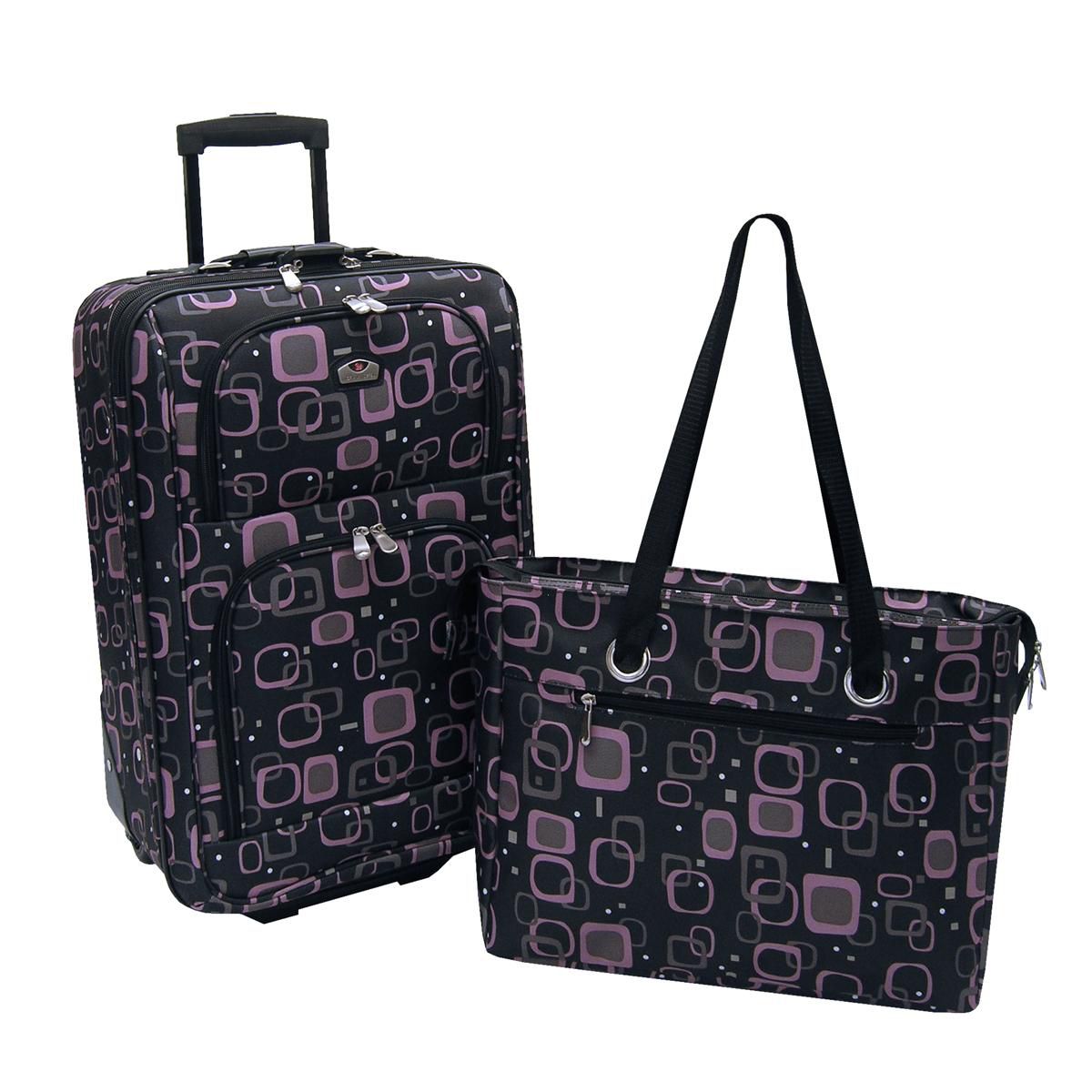 Gloria Vanderbilt 2 Piece Luggage Set- Pink at Kmart.com