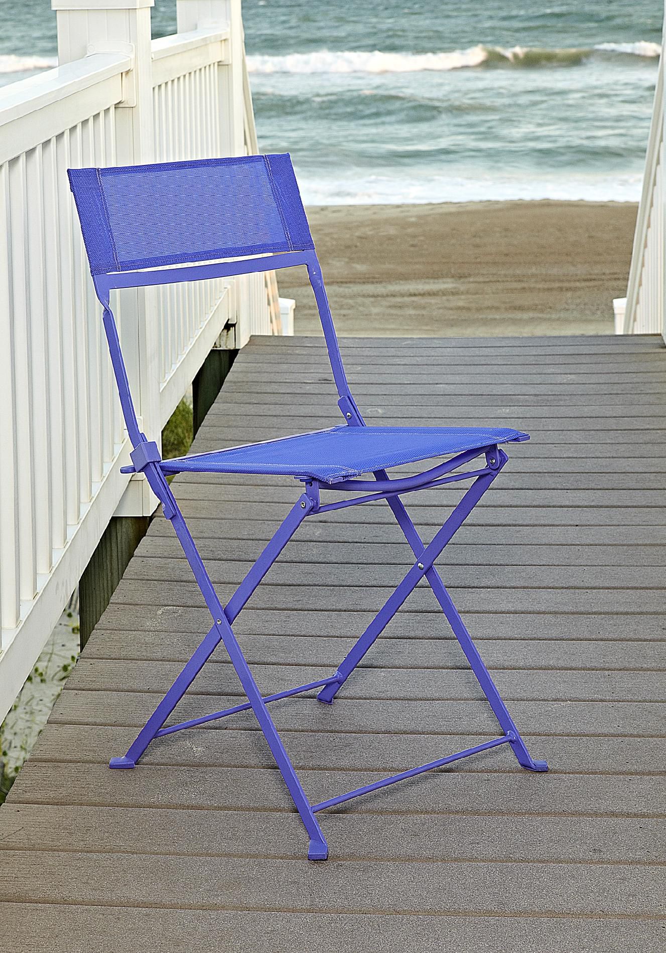 Garden Oasis Color Sling Folding Chair - Periwinkle at Kmart.com