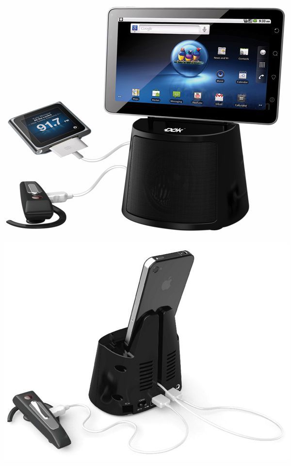 UPC 852929004245 product image for 3 Port Smart Phone Charger with Speaker | upcitemdb.com