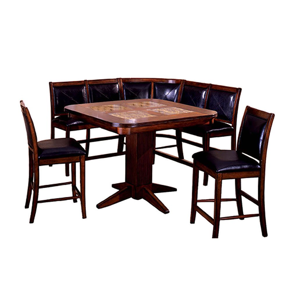 Venetian Worldwide Living Stone II Counter Ht. Dining Table w/Marble Inserts at Sears.com