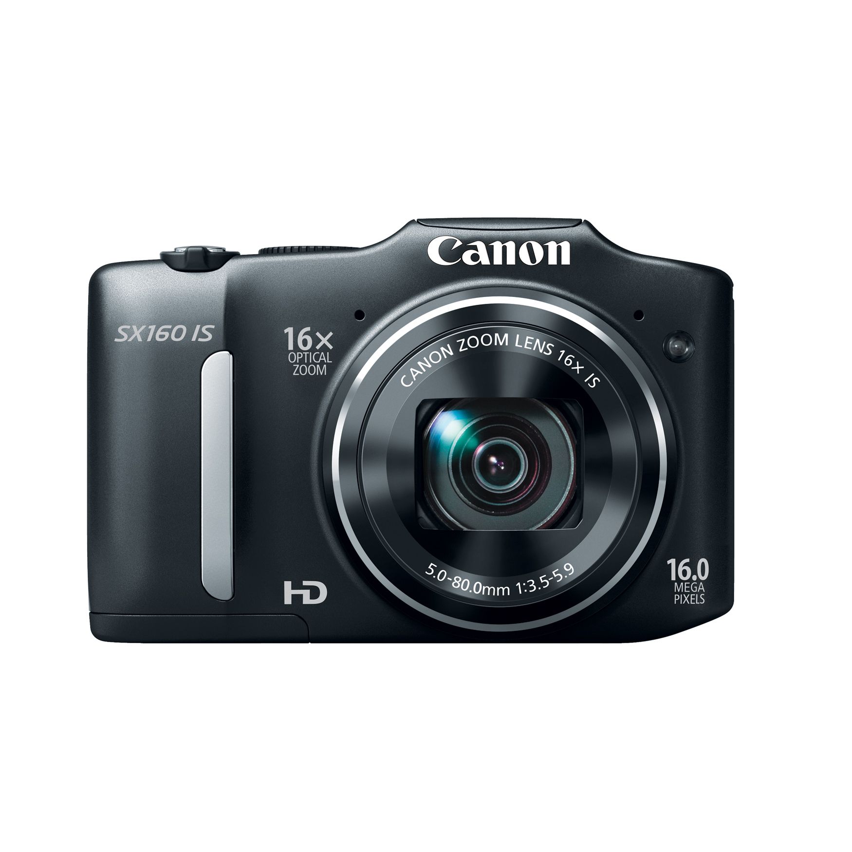 Canon PowerShot SX160 IS Digital Camera - Black 1/2.3
