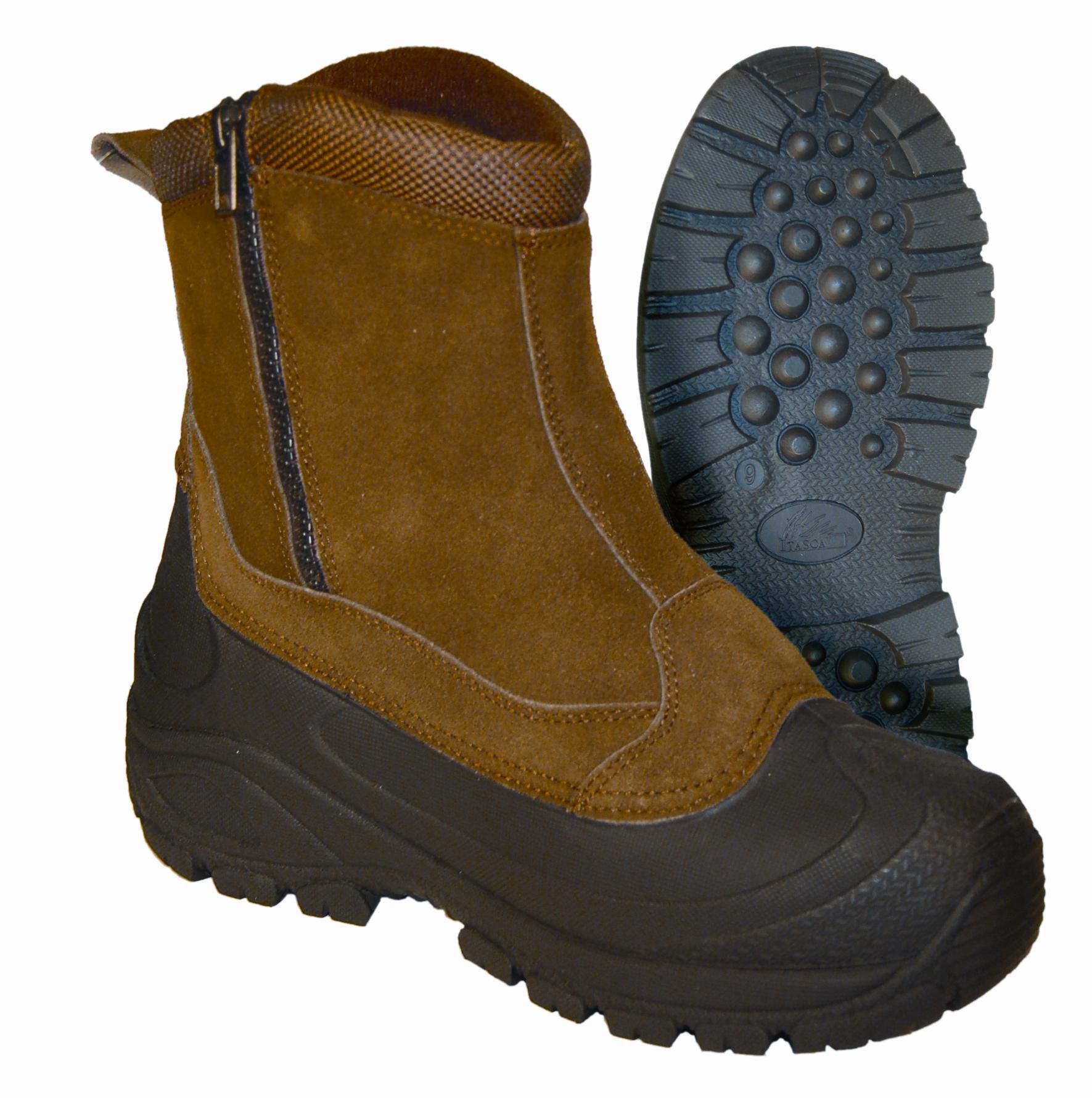 Itasca Men's Winter Brunswick Side Zipper - Brown at mygofer.com