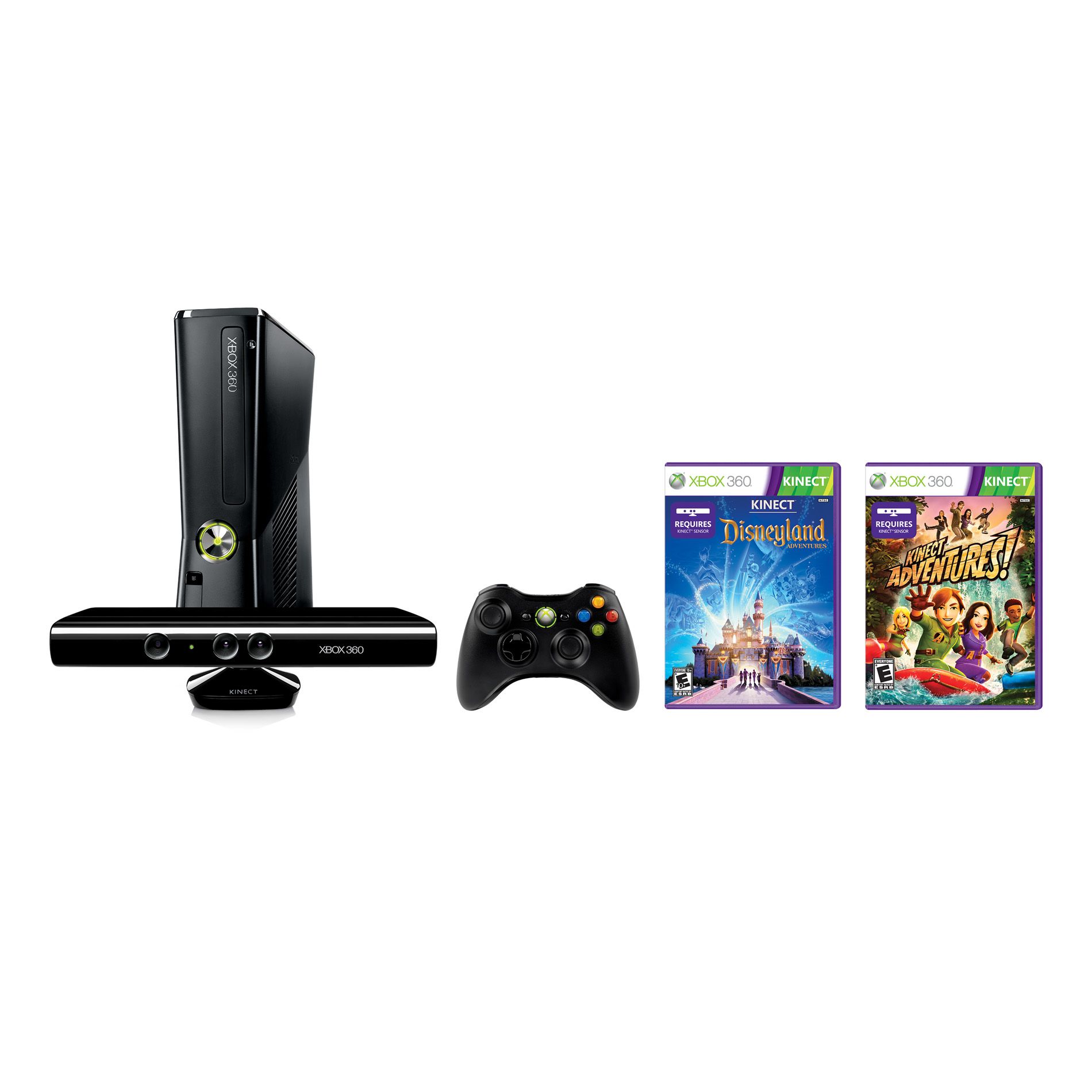 Microsoft Xbox 360S 4GB Kinect Holiday Console Bundle at Kmart.com