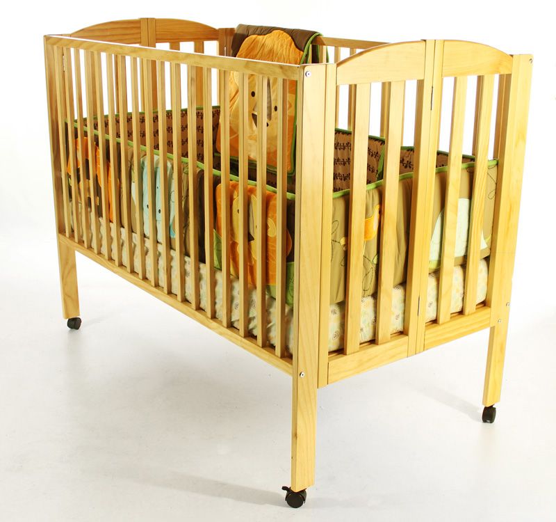 Dream On Me Full Size 2 Position Folding Crib Natural at Sears.com