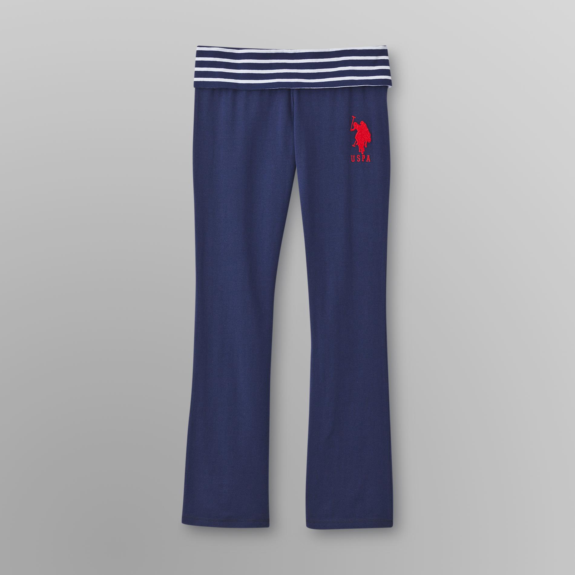 US Polo Association Women's Fold-Over Yoga Pants at Sears.com