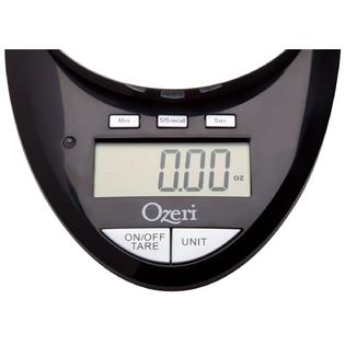 Ozeri Ozeri Pro II Digital Kitchen Scale in Stylish Black, 1g to ...