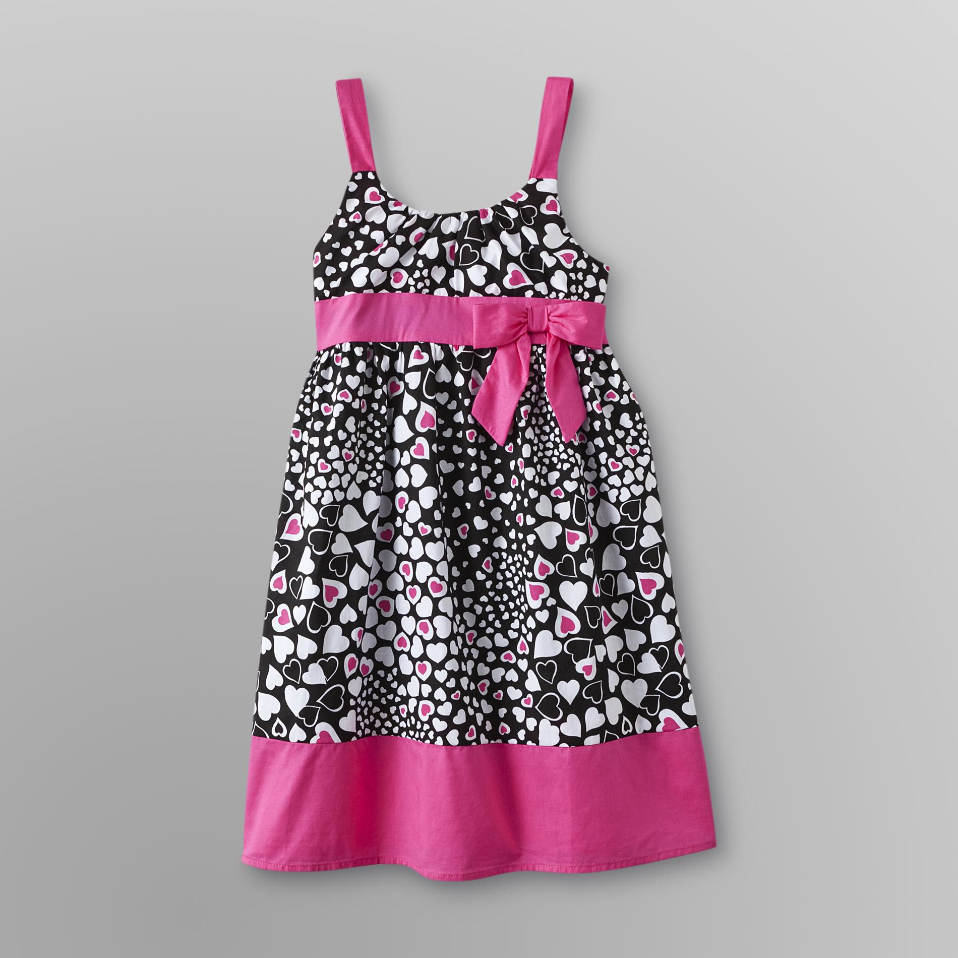 Basic Editions Girl's Cotton Dress - Hearts at Kmart.com