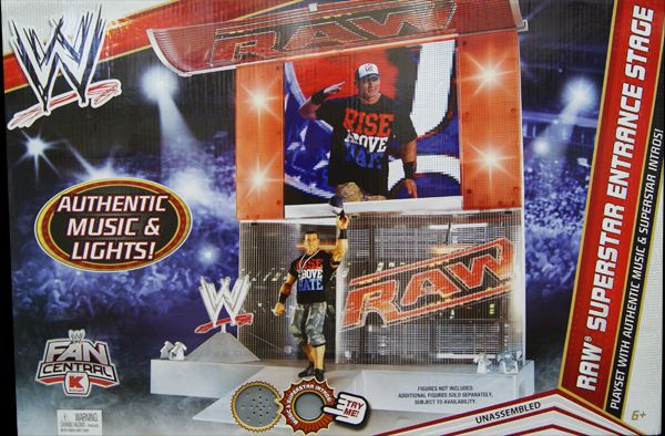 WWE Raw Entrance Stage WWE Toy Wrestling Action Figure Playset - MFG ID FOR DOT.COM ITEMS