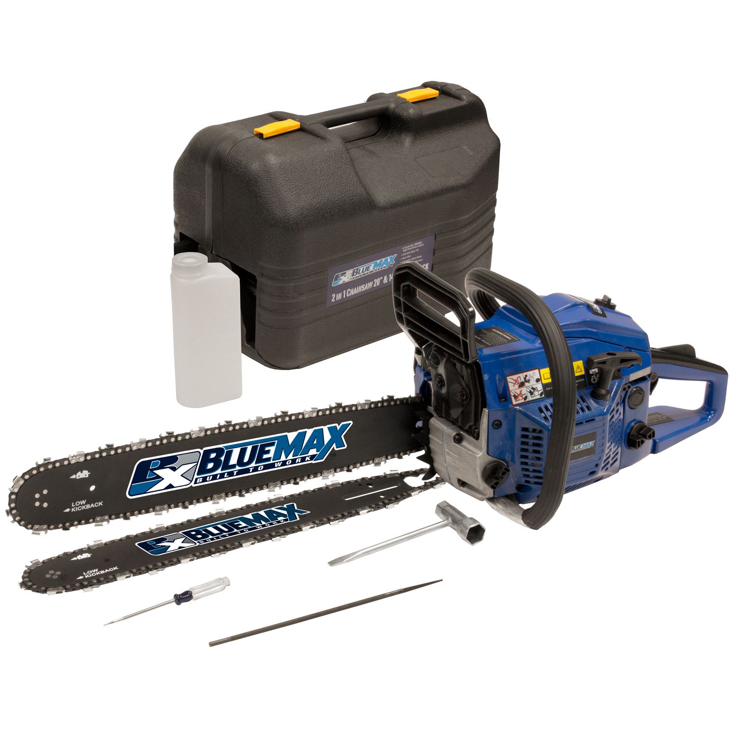 BLUE MAX 2-in-1 - 14"/20" Combination Chainsaw in Protective Case- 8902 at Sears.com