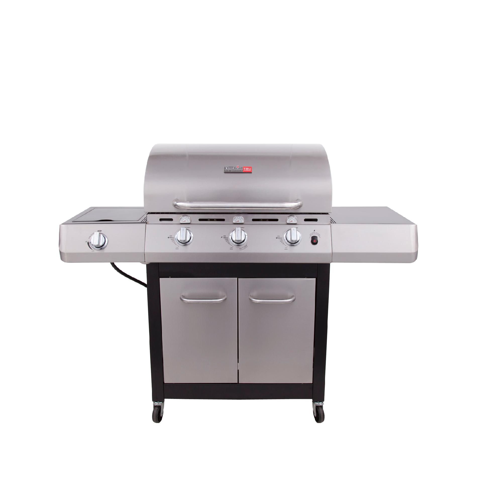  Char-Broil Infrared 3 Burner Gas Grill w/ Cabinets 