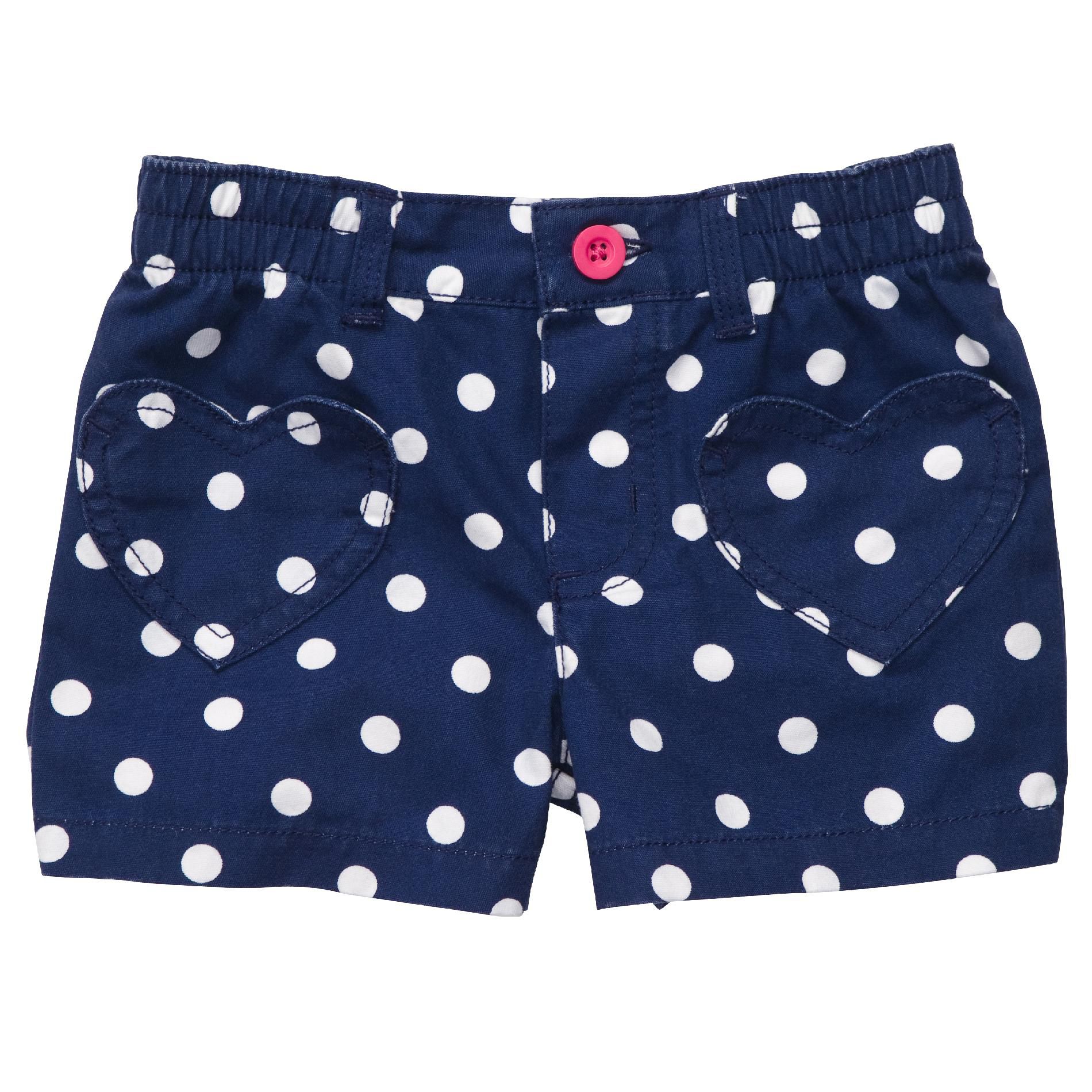 Carter's Girl’s Heart Pocket Polka Dot Shorts at Sears.com