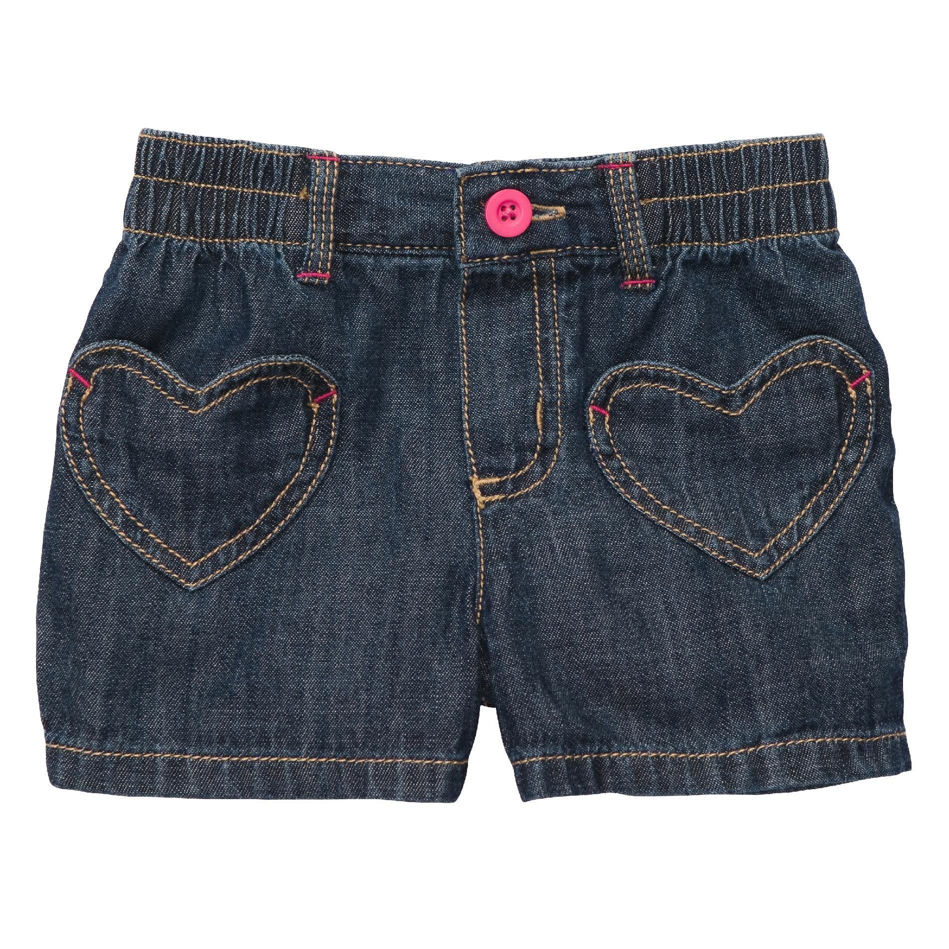 Carter's Toddler Girl’s Shorts Jean Heart Pockets at Sears.com