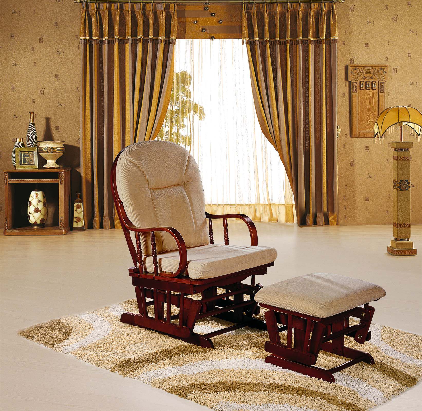 Dream on Me Fillmore Glider and Ottoman with Espresso Glider/ Beige Cushion at Sears.com