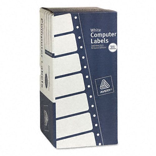 Avery Dot Matrix Printer White Mailing Labels