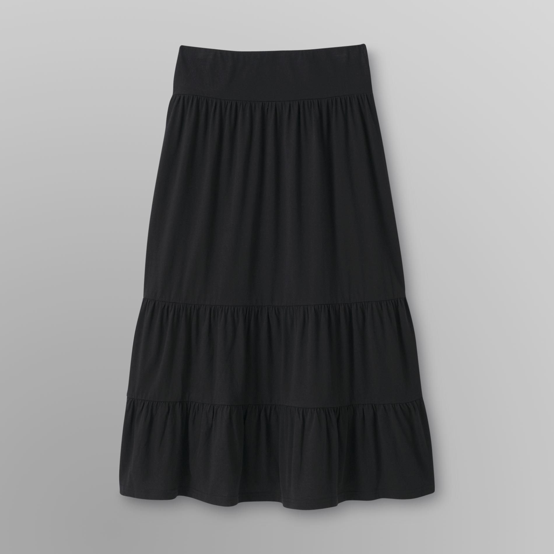 Basic Editions Women's Tiered Skirt at Kmart.com