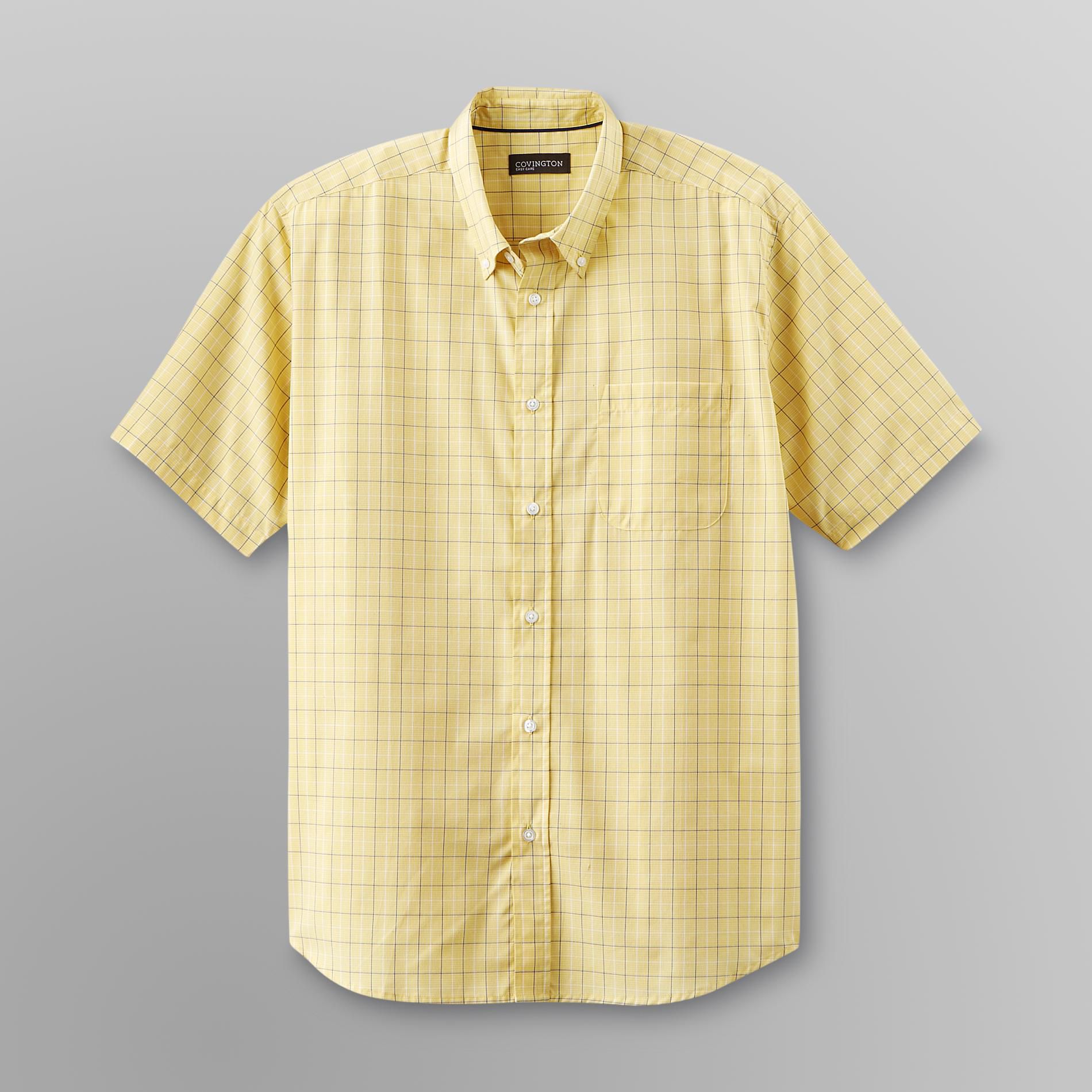 Covington Men's Easy Care Shirt - Windowpane Plaid at Sears.com